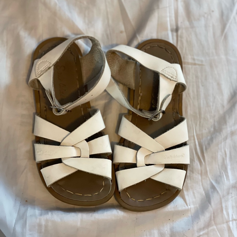 Almost new girls salt water sandals